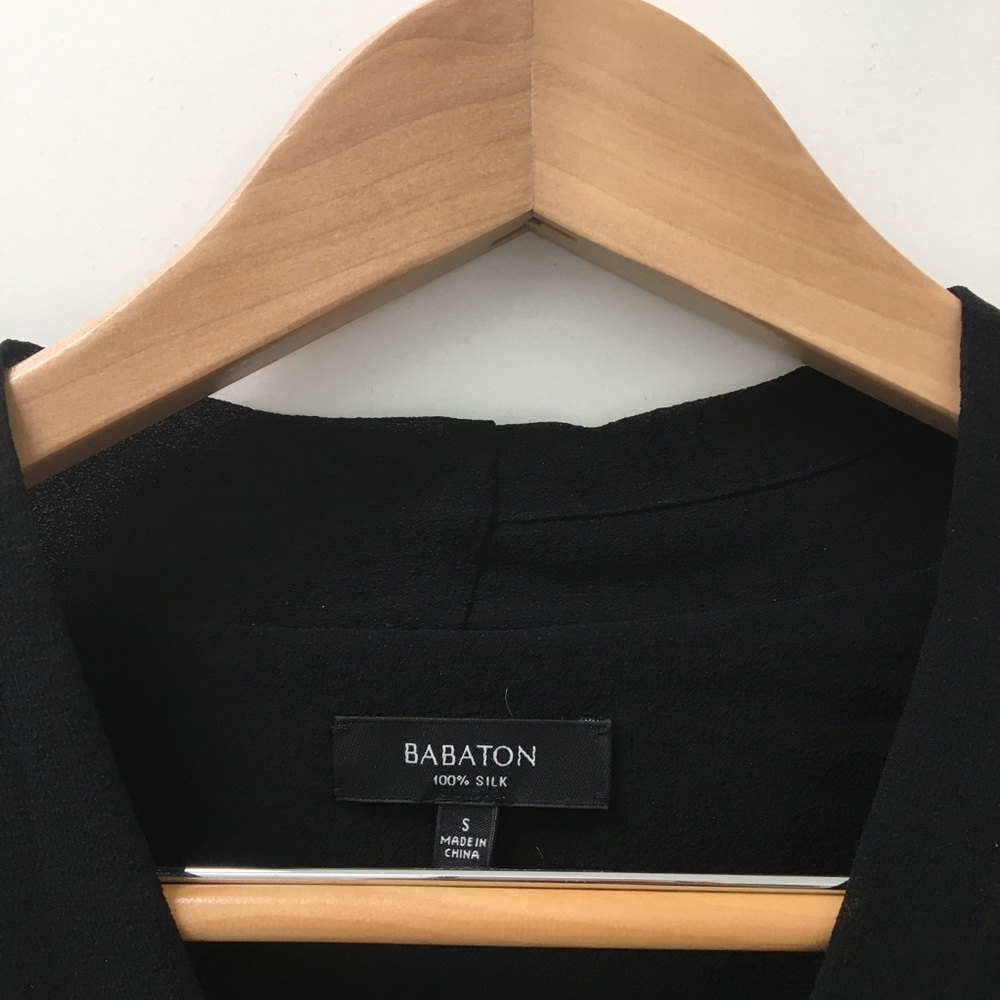 Babaton Silk Wrap Blouse